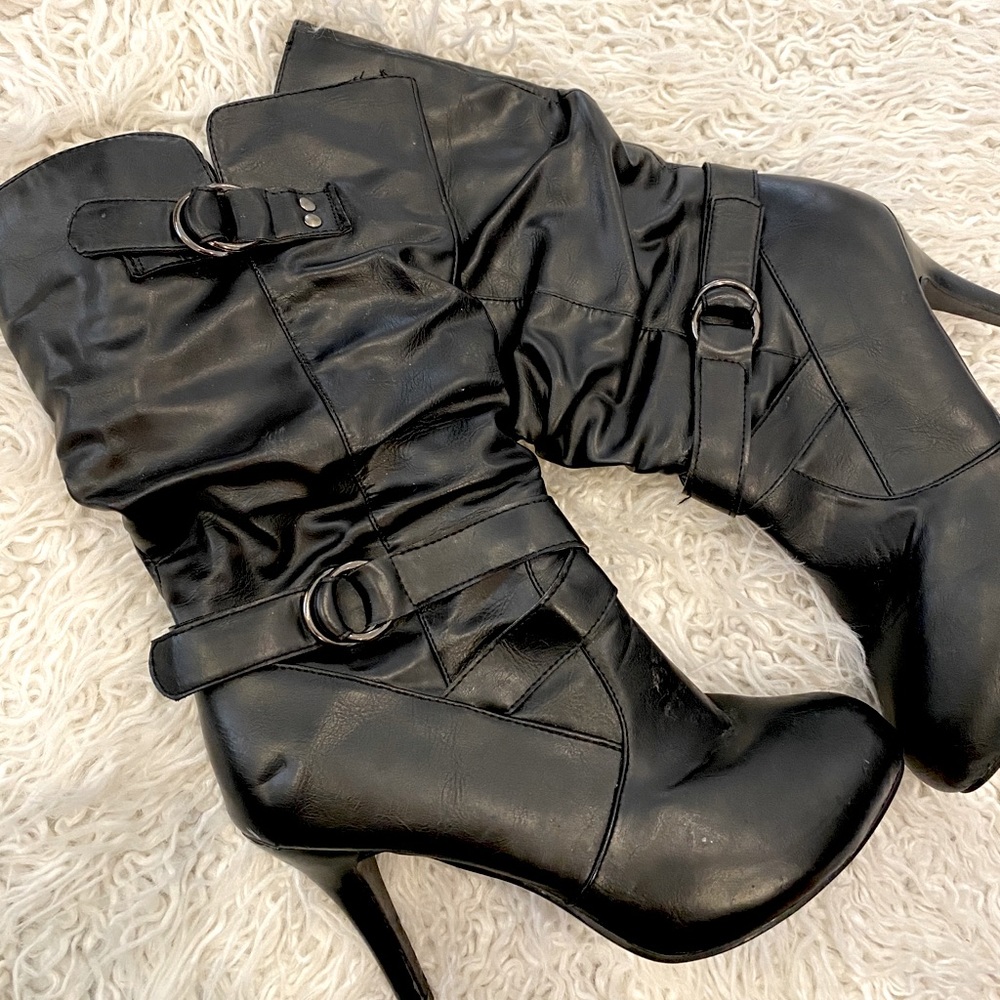 Black boots